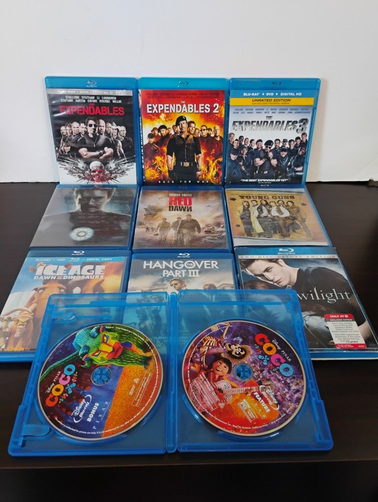 Blu Ray Movies 10 Movie Bundle