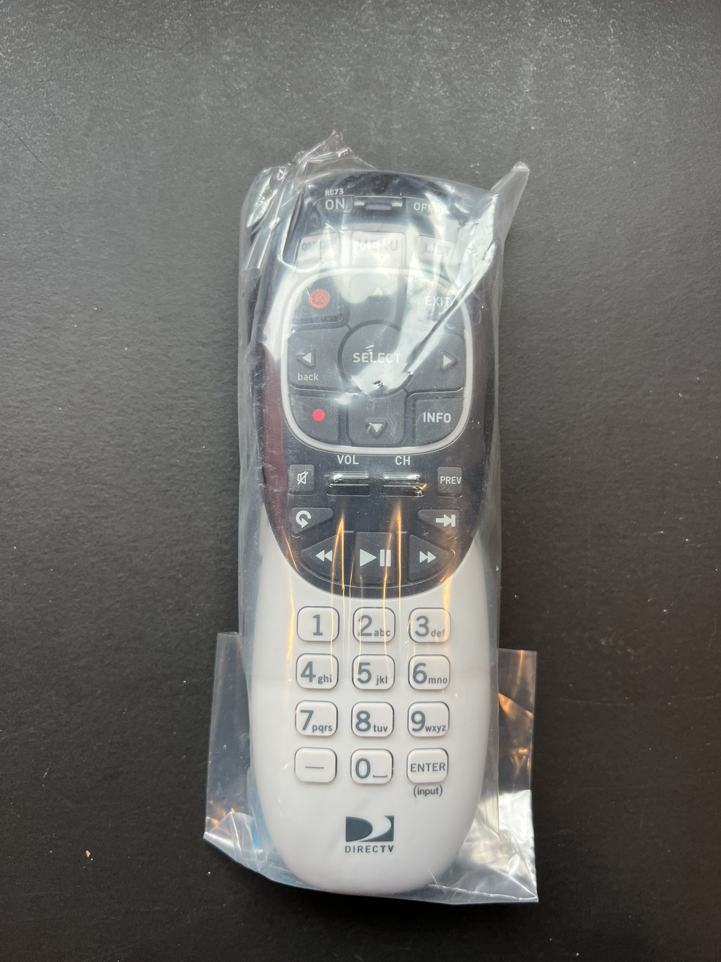 DIRECTV RC73 REMOTE CONTROL IR/RF