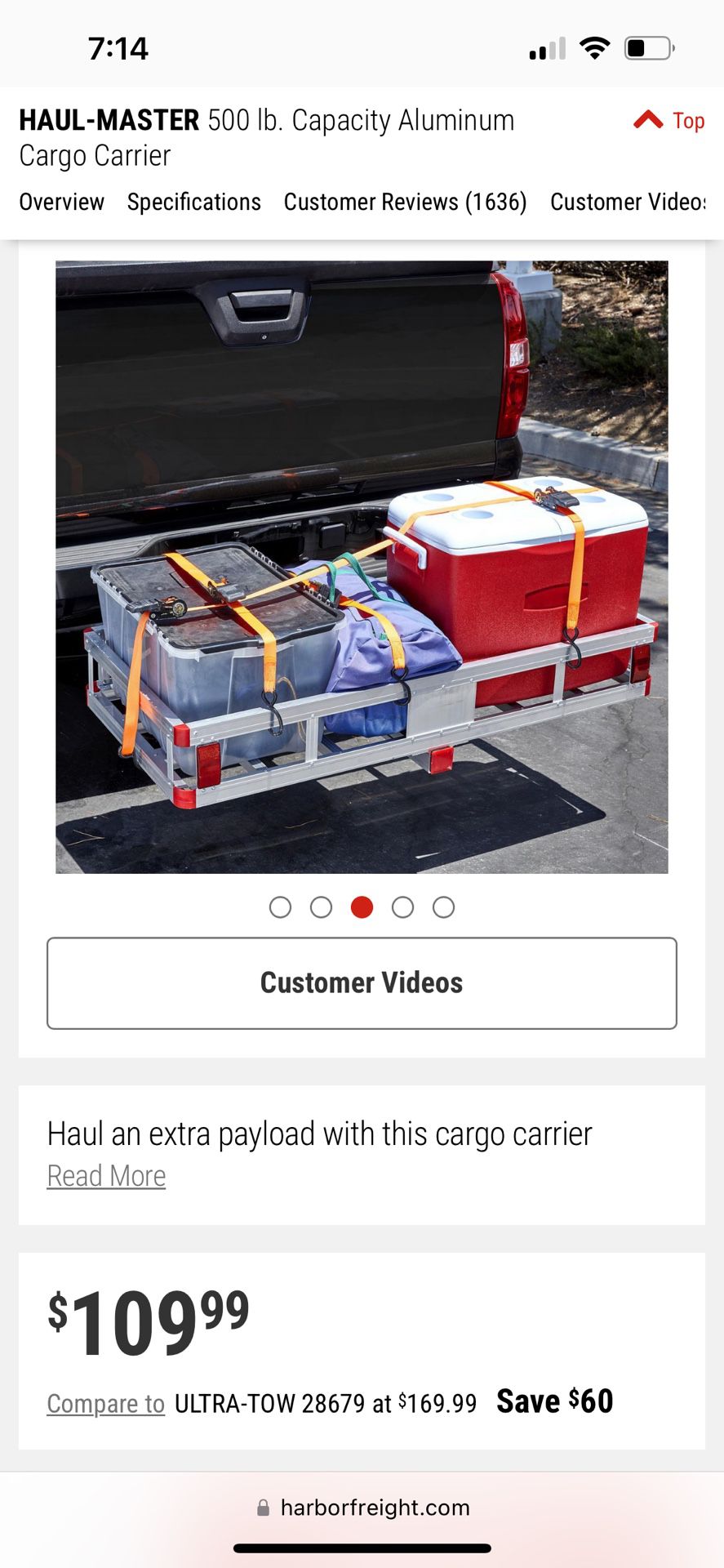 Cargo Carrier for Car 