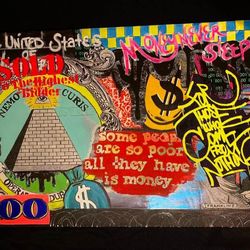 Black Light Responsive Wall Art