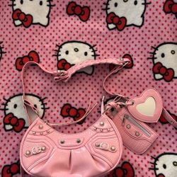 Pink Shoulder Bag 