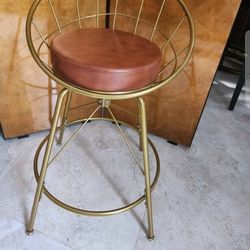 FREE Counter Stool with Faux Leather Cushion