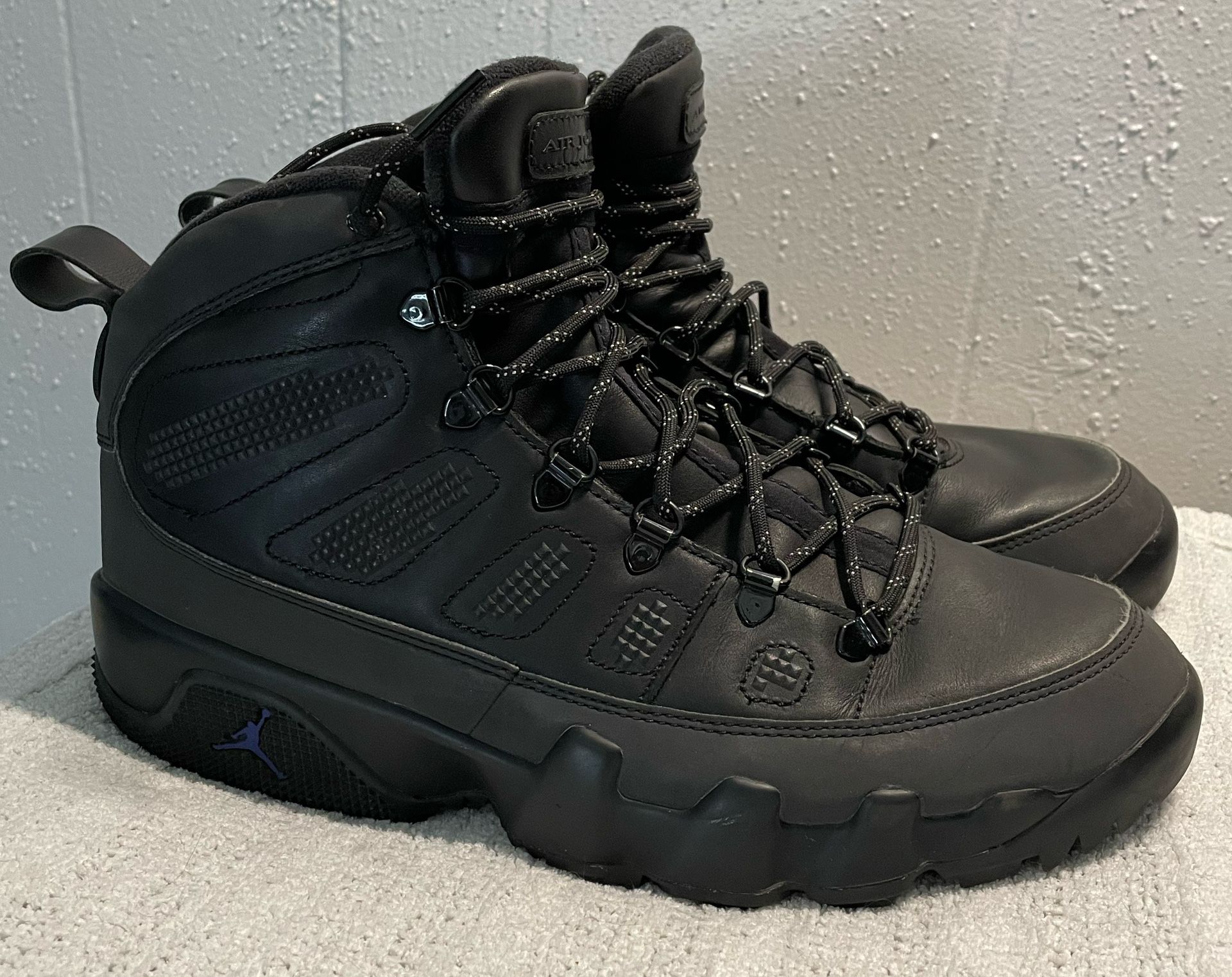 Jordan 9 Retro Boot Black Concord Size 11