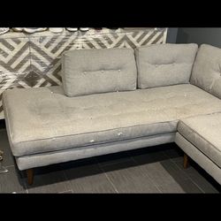 Gray Sectional Sofa / Couch