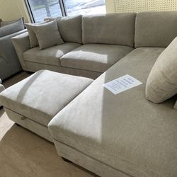 Sectional With Ottoman 