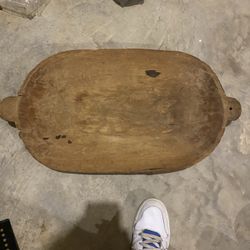 Vintage Wooden Platter 