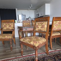 8 Table Chairs, 2 Arm/End Chairs Grand Province
