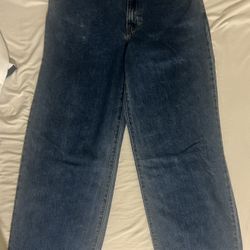 Dark blue Baggy levis jean!