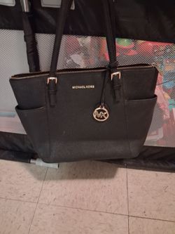 Michael Kors Black Saffiano Leather Tote Bag