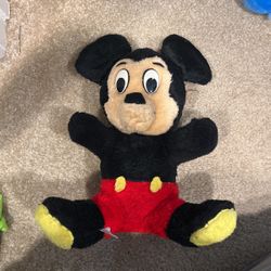 Late 70’s Mickey Mouse Plush