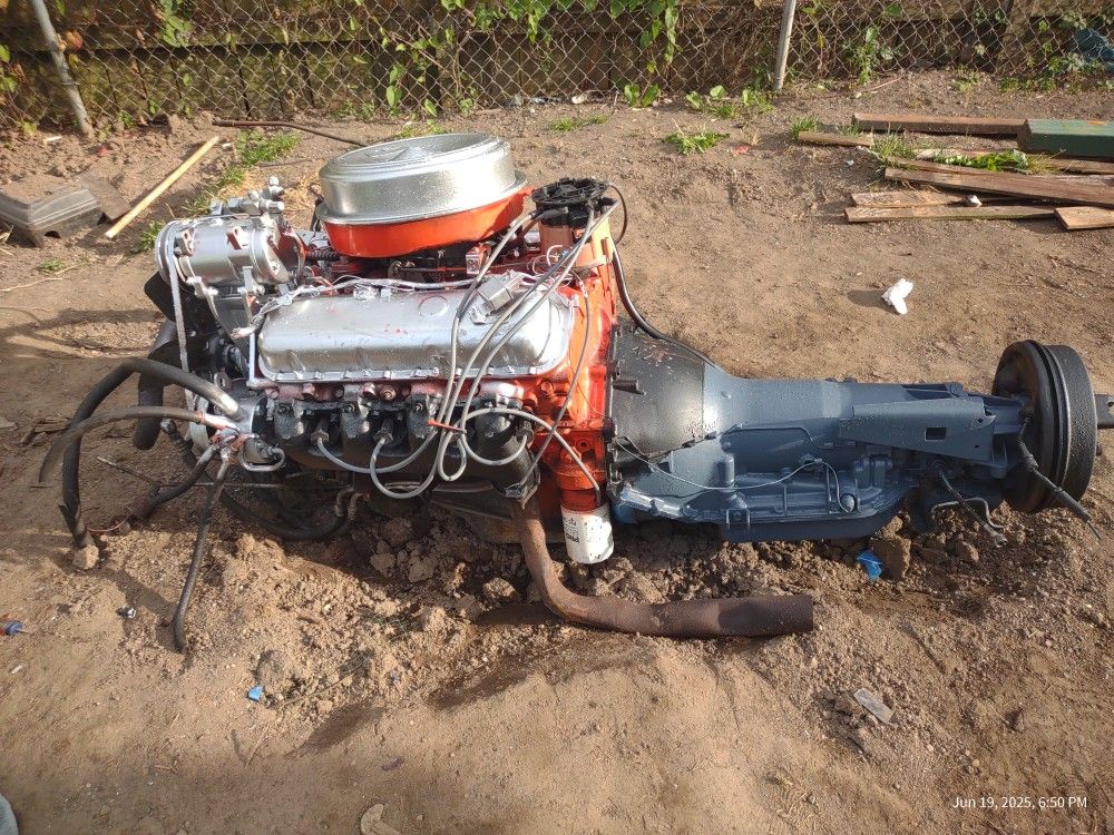 454 Chevy Big Block Engine And Turbo Hydro 400 Tranny