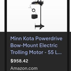 MinnKota Powerdrive Trolling Motor