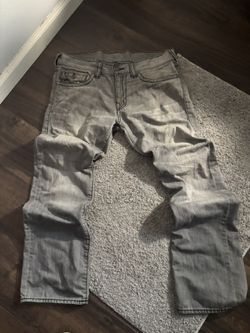 grey true religion jeans