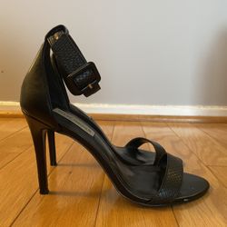 Steve Madden Black High Heel Sandals Size 7.5