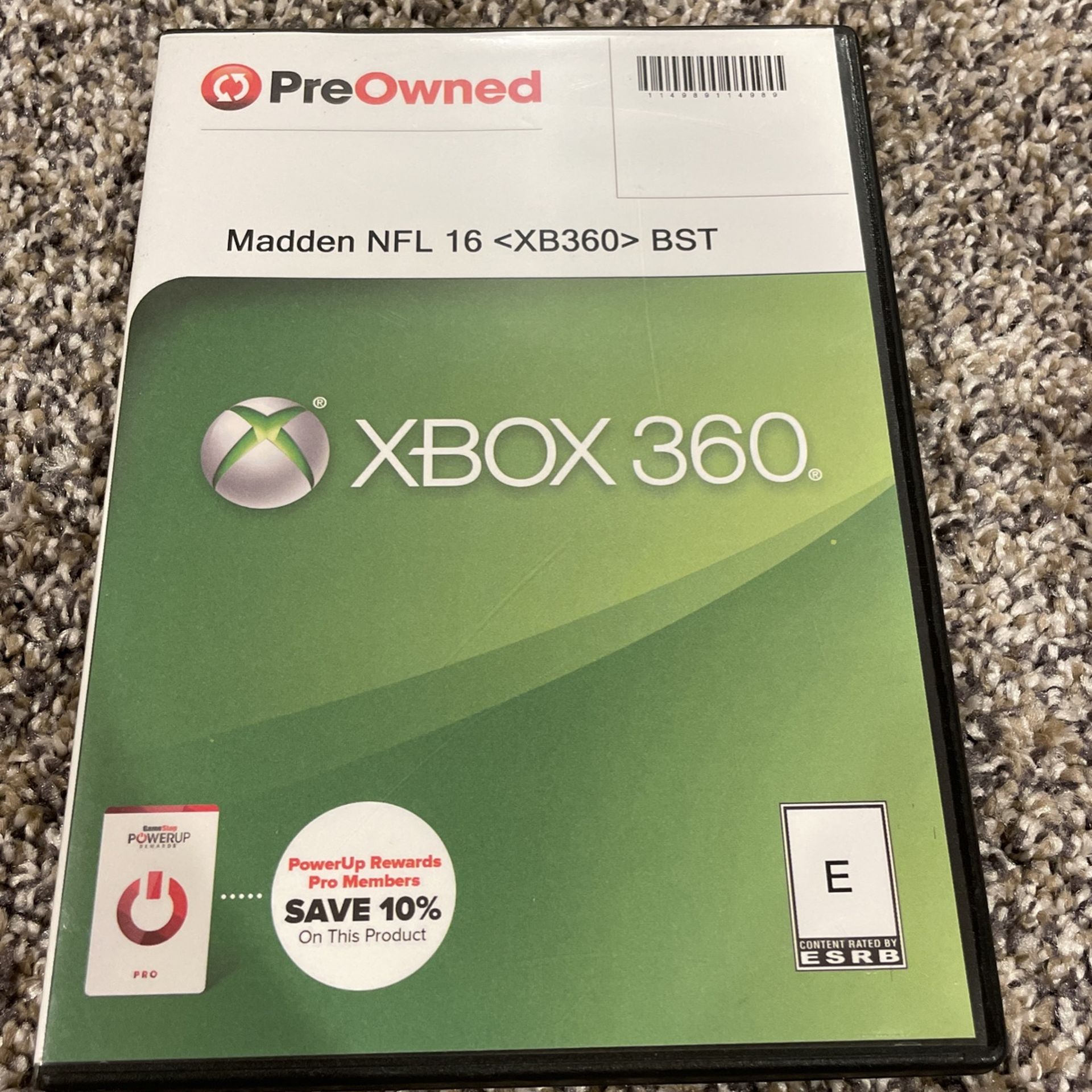 Xbox360 Madden 16