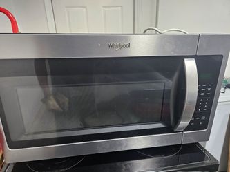 Whirlpool over oven microwave/range