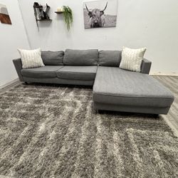 Gray Sectional Couch - Free Delivery