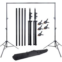 10x9.2ft Adjustable Photo Backdrop Stand Kit 