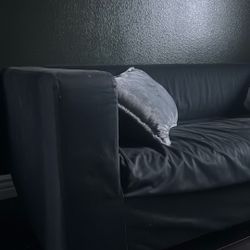 Black Loveseat 