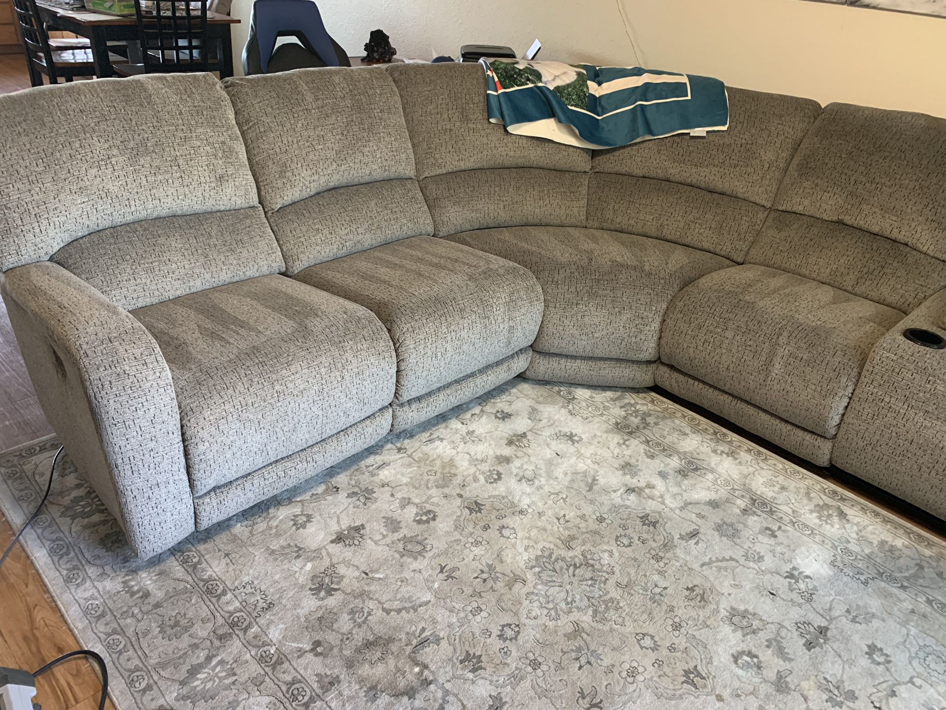 Massaging Sectional Couch