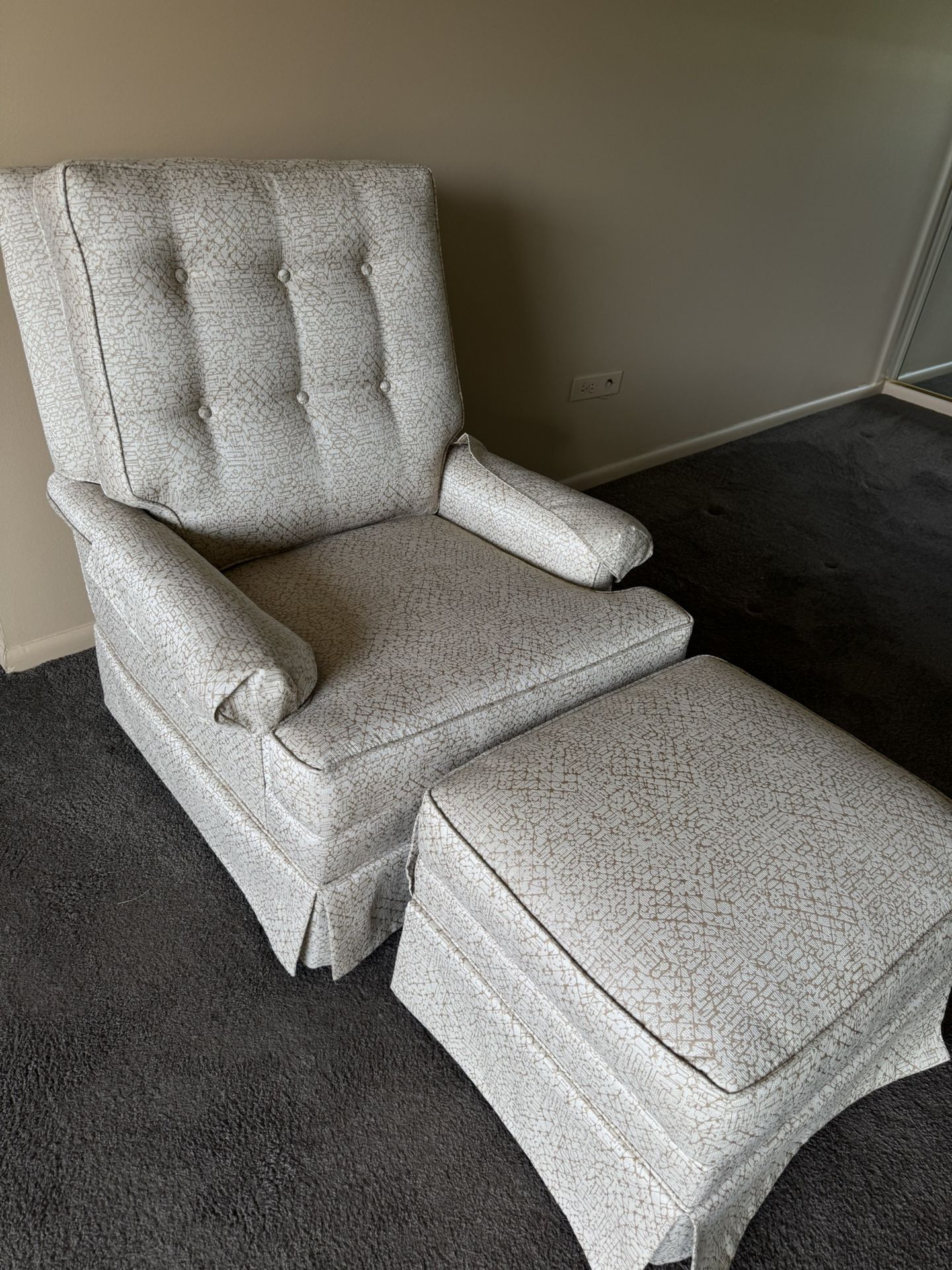 Chair And Ottoman