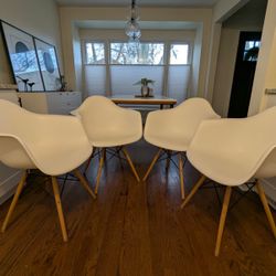 White Chairs - Excellent Condition