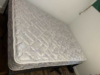 Mattress with bed frame