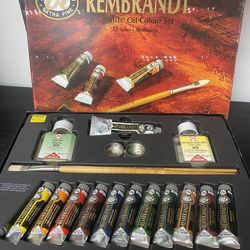 Oil Set Talens Rembrandt Brand Professional Quality New!