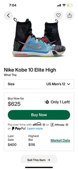 Kobe 10 Elite High What The