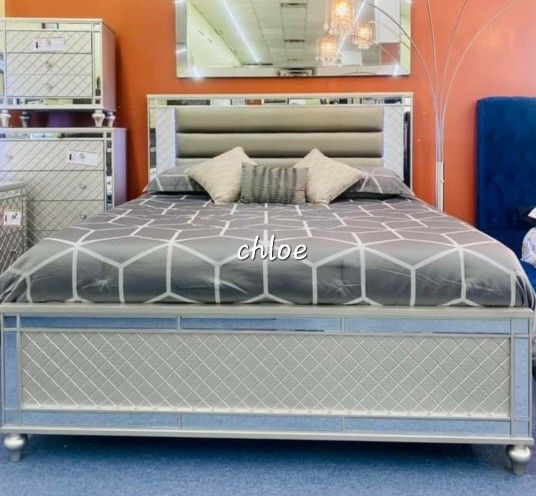 
🗨ASK DISCOUNT COUPOn☆ queen King full twin bed dresser mirror nightstand bunk bed options◇
Tmsi Champagne Led Upholstered Panel Bedroom Set 