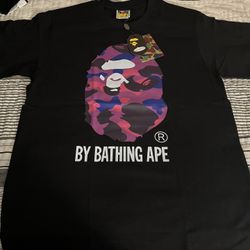 Bape Tee Black/purple