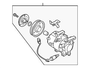 Kia 97701-A5502RU Reman Compressor Assy - 14-18 Forte, 14-16 Forte Koup, 14-19 Soul 1.6l