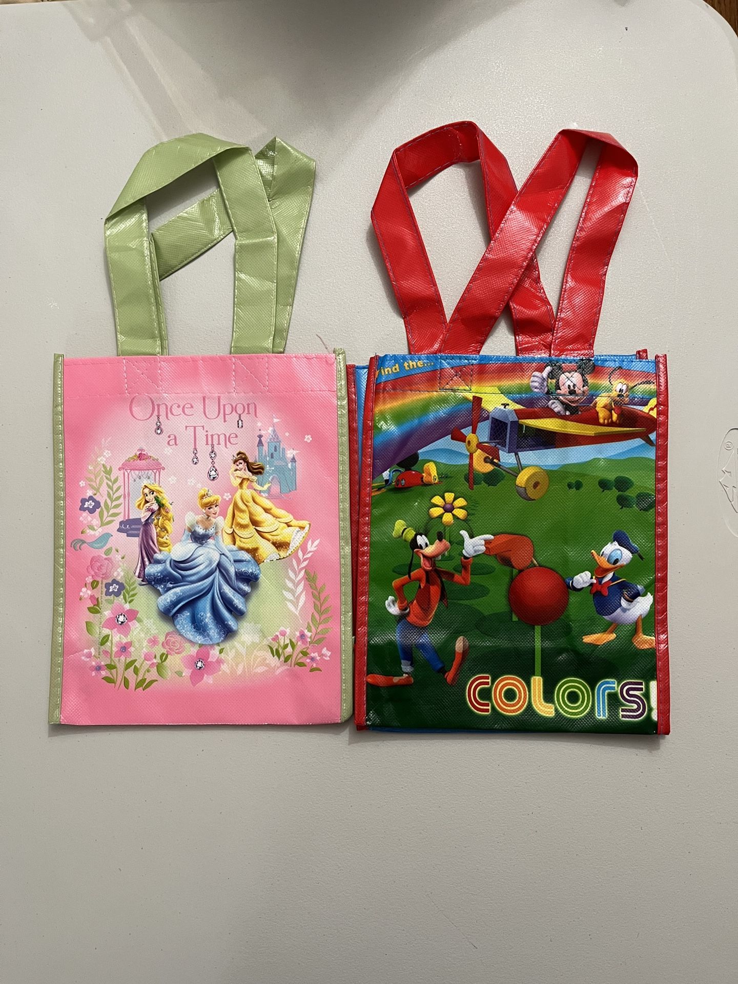 Set of 2 Disney tote bags
