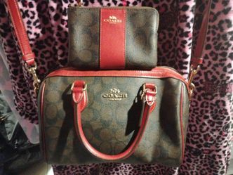 Coach purse and wallet.