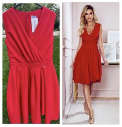 Brand New Coctail Dress Red size S/M 