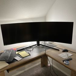 49” Widescreen Computer Monitor.