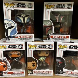 Star Wars The Mandalorian Funko Lot