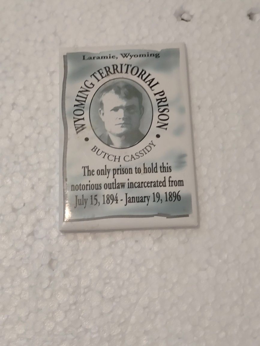 Nice Wyoming Territorial Prison Butch Cassidy Magnet