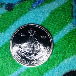 1984 The American Prospector 1 Oz 999 Fine Silver Coin