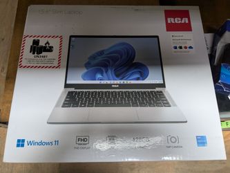 RCA 15.6" FHD Laptop, Intel Pentium Quad Core, 4GB RAM, 128GB SSD, Windows 11