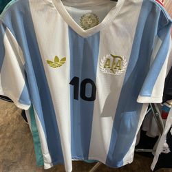 Lionel Messi Argentina Soccer Jersey 