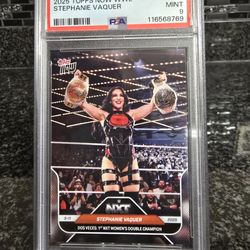 Stephanie Vaquer Topps Now PSA9