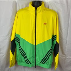 adidas Originals Jamacia Rasta Track Top Windbreaker KA4578 Men Size Large NWT