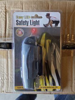 Safety bike helmet LED light.