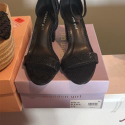 Black Heels Never Worn 
