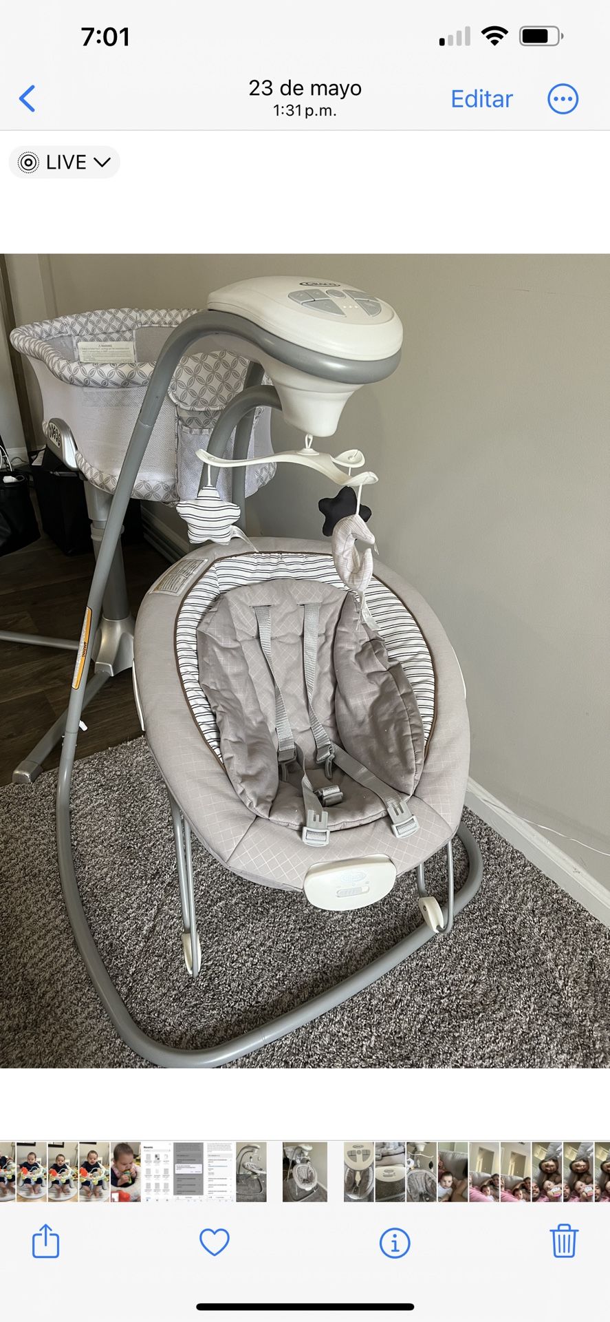 Baby Swing And Bouncer
