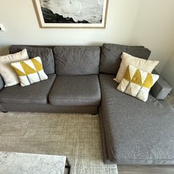 WestElm Henry Sectional Couch 