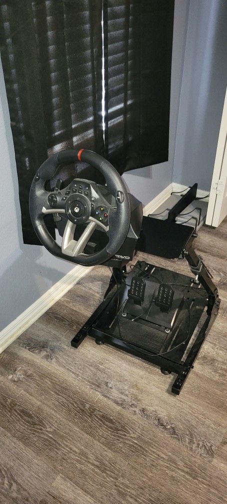 Xbox Racing Wheel And Stand