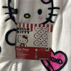 hello kitty valentines blanket