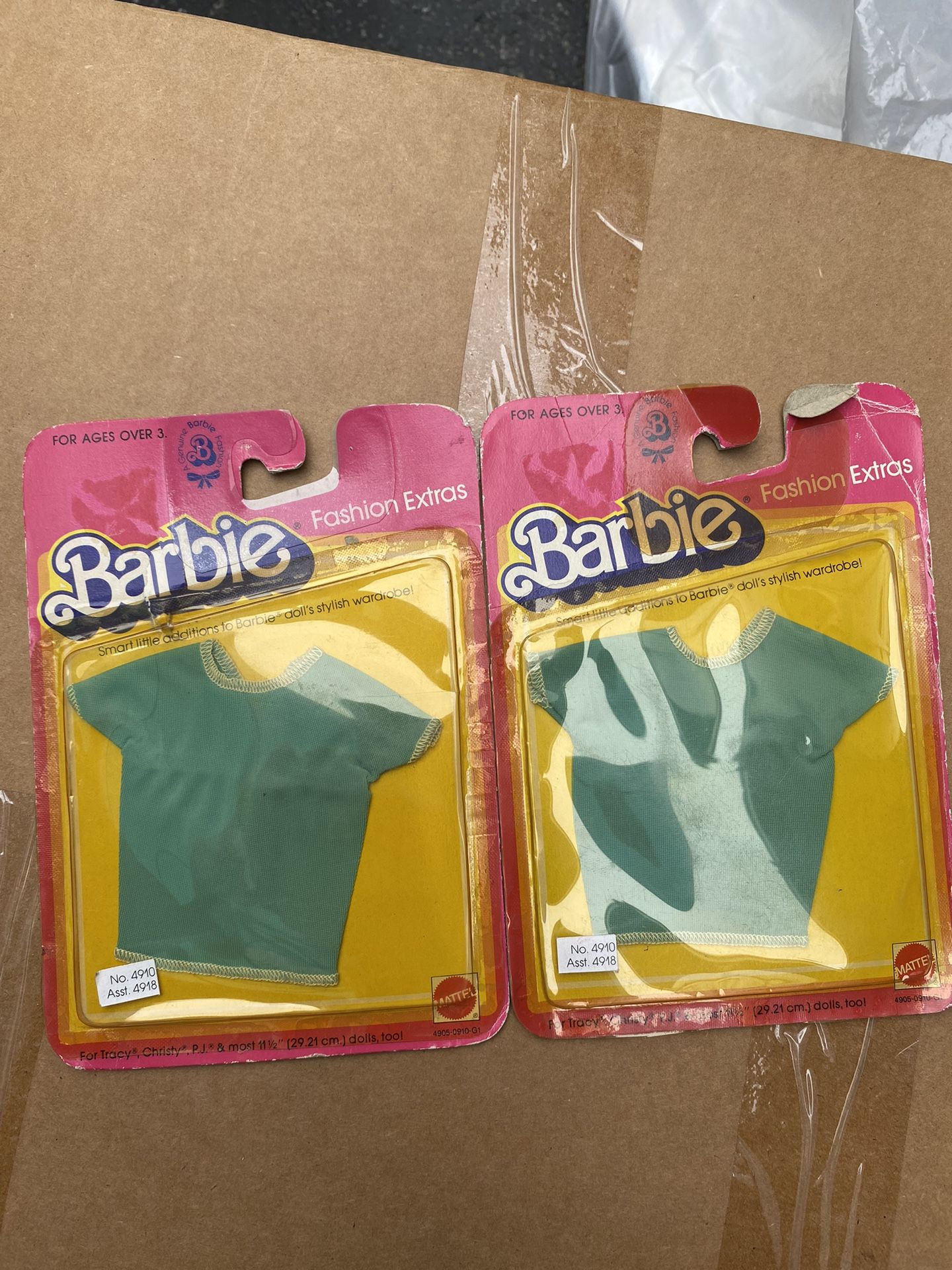 New 1983 Barbie Fashion Extras Doll clothes $10 each